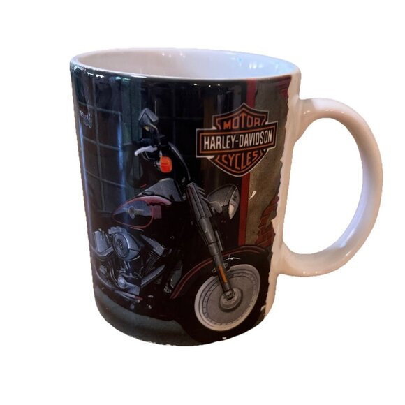 Harley Davidson Coffee Mug Cup Scott Jacobs Artwork RARE Find! - Picture 1 of 7